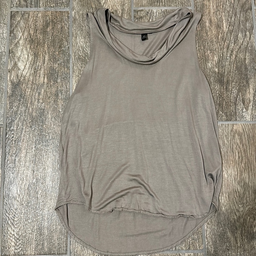 Banana Republic XS grey cowl neck tank